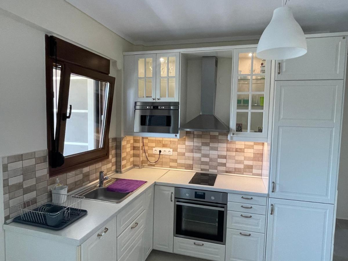 Luxury And Sunny Apartment 250 Mts From The Beach!! Peraia  Luaran gambar